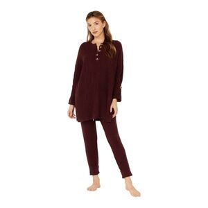 Intimately Free People Around The Clock Ribbed Sweater Jogger Set